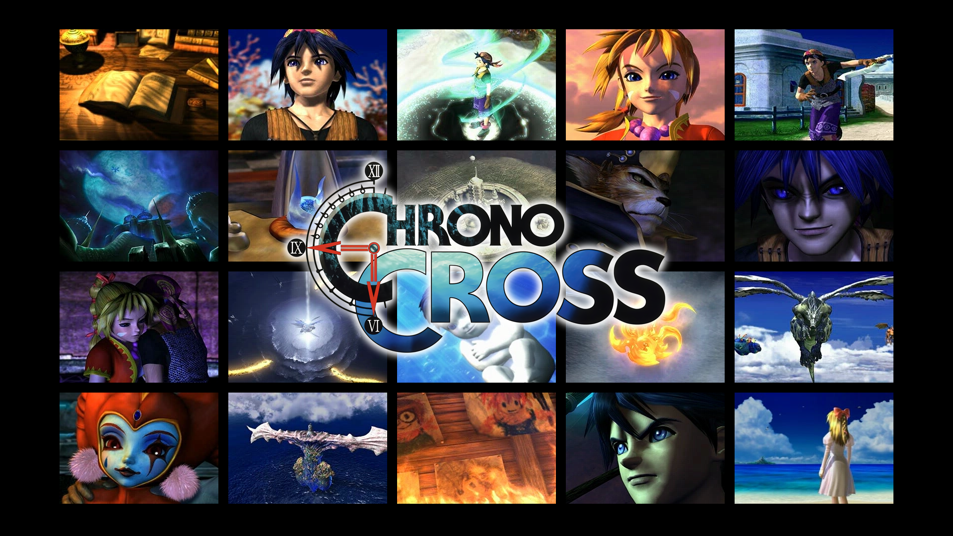 Chrono Cross menu art  Chrono cross, Chrono trigger, Cross art